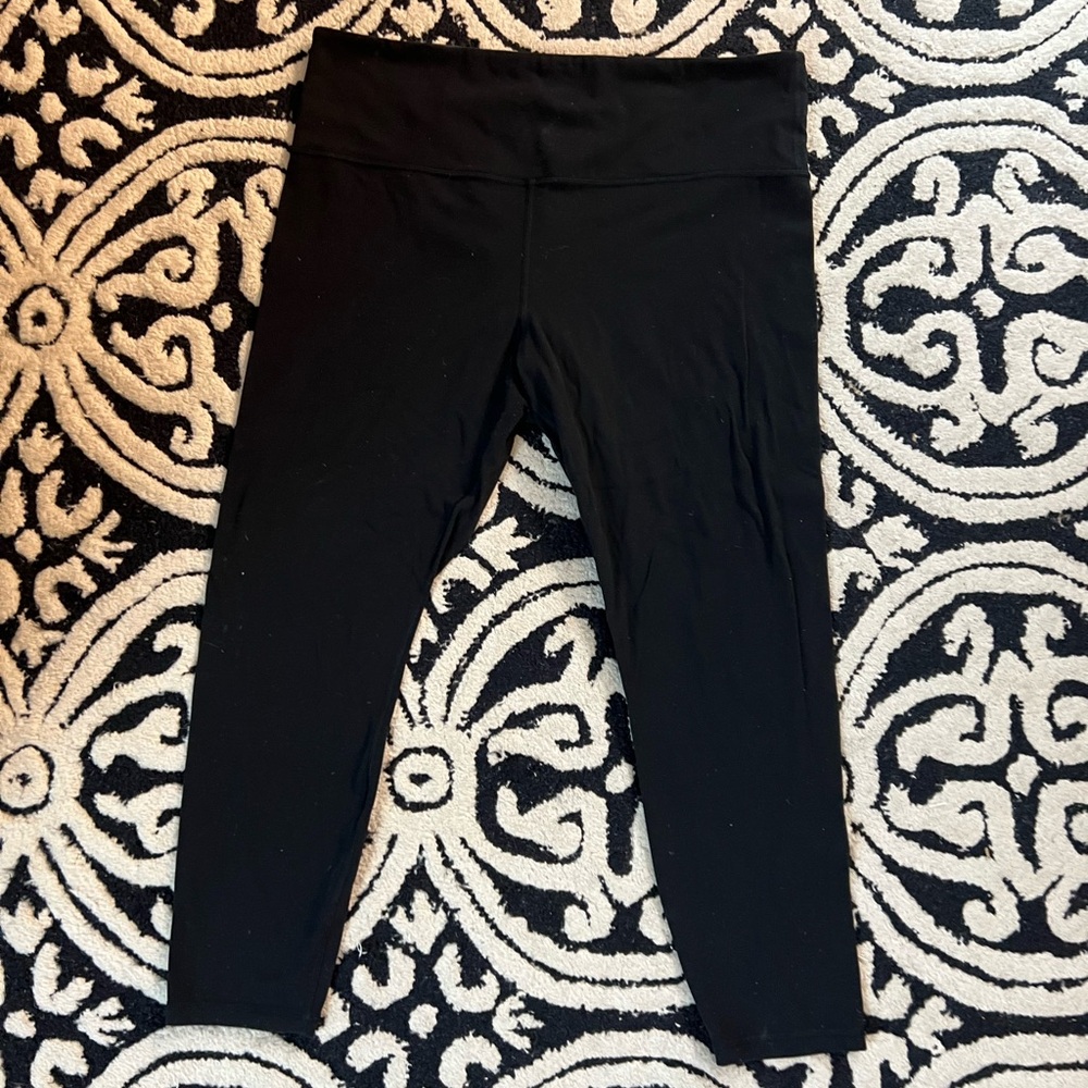 Athleta Black Leggings Full-Length Stretchy Design